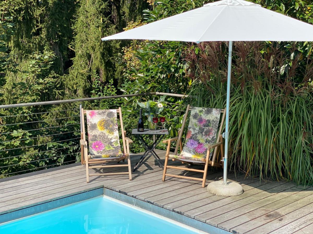 Landhaus Am Plattenbichl - Luxus Apartment Mit Privat-Pool Und Sauna - Im Sommer Bergbahn Inklusive Oberstdorf Esterno foto