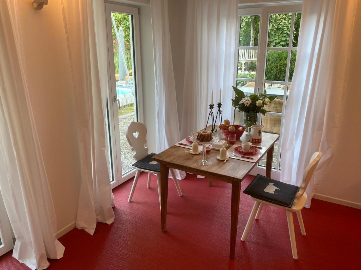 Landhaus Am Plattenbichl - Luxus Apartment Mit Privat-Pool Und Sauna - Im Sommer Bergbahn Inklusive Oberstdorf Esterno foto